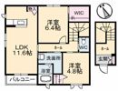 シャーメゾン彩の間取り画像