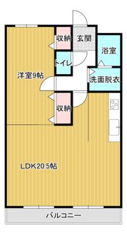 リバーサイドマリオの間取り画像