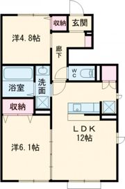 ルミエル B棟の間取り画像