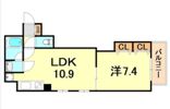 アミーグランコート三宮の間取り画像