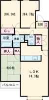 ランビニオンの間取り画像