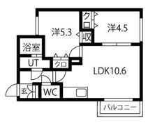 ステラ北円山の間取り画像