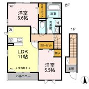 アンベリール 一番町の間取り画像
