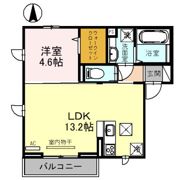 カザ オリーブ EASTの間取り画像