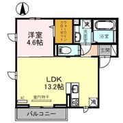 カザ オリーブ EASTの間取り画像
