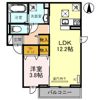 カザ オリーブ WESTの間取り画像