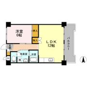 長瀬マンション Ⅰ棟の間取り画像