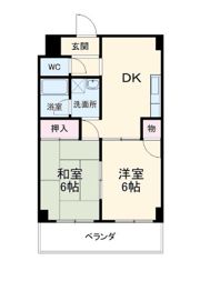 第1アリストマンションの間取り画像