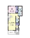Villa ひまわり Ⅲの間取り画像
