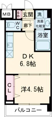 ベラジオ京都烏丸十条Ⅱの間取り画像