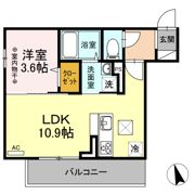 ボヌール Hの間取り画像