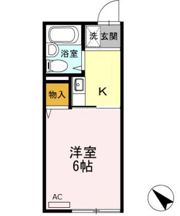 オイカワハイツの間取り画像