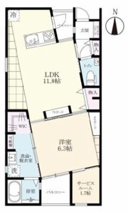 プレミアム高柳の間取り画像