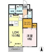 シュープリームの間取り画像