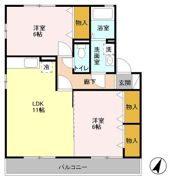 エクセル橘の間取り画像