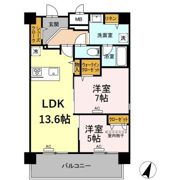 グランデール博多の間取り画像