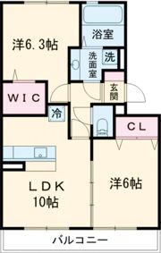 グランソレイユ A棟の間取り画像