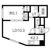 ALPHA南円山の間取り画像