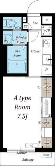 リブリ・鈴谷の間取り画像