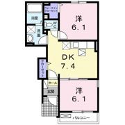 サンフラットBの間取り画像