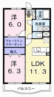 ノーブル西野の間取り画像