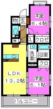 プラザ社田の間取り画像