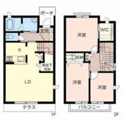 プチウエストⅢD・E・Fの間取り画像