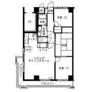 アバクス立川の間取り画像