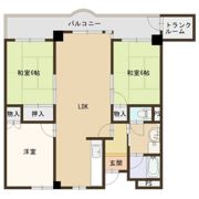 城西シティー彦和の間取り画像