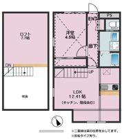 ハナブキ壱番館の間取り画像