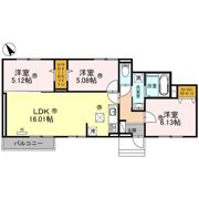 フェリシモHYの間取り画像