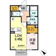 シャルム西本町 B棟の間取り画像