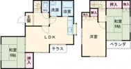 今井貸家の間取り画像