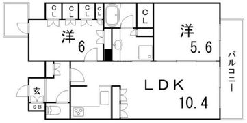 リーガル神戸三宮の間取り画像