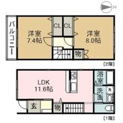 ハーバータウンⅢの間取り画像