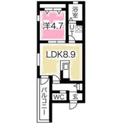 DELA香呑の間取り画像