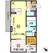 ウエスト・パーク Cの間取り画像