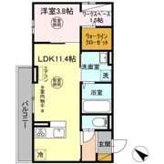 ウエスト・パーク Cの間取り画像
