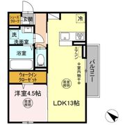 ウエスト・パーク Dの間取り画像