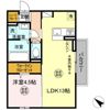 ウエスト・パーク Dの間取り画像