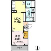セレスティア大谷口上町の間取り画像