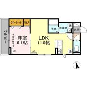 Dスクエア元本郷の間取り画像