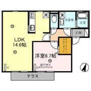 夢咲きの里 Aの間取り画像