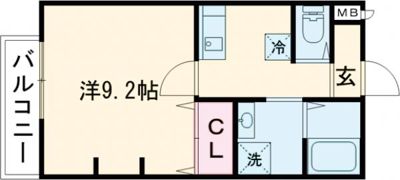 ジーイートワの間取り画像