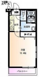 フジパレス城北Ⅵ番館の間取り画像