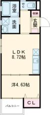ティーレグノ野伏間 A棟の間取り画像