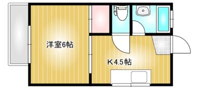 守屋コーポの間取り画像