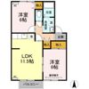 プリエ豊町 Cの間取り画像