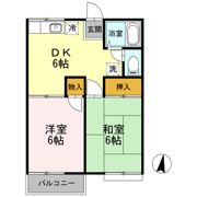 グランデュール福山 Aの間取り画像