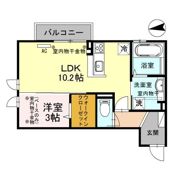 ツインヴィラ増泉 Bの間取り画像